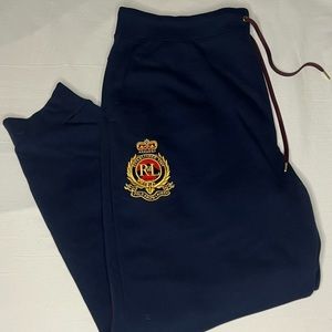 Polo Ralph Lauren Sweatpants in Navy Blue and Red